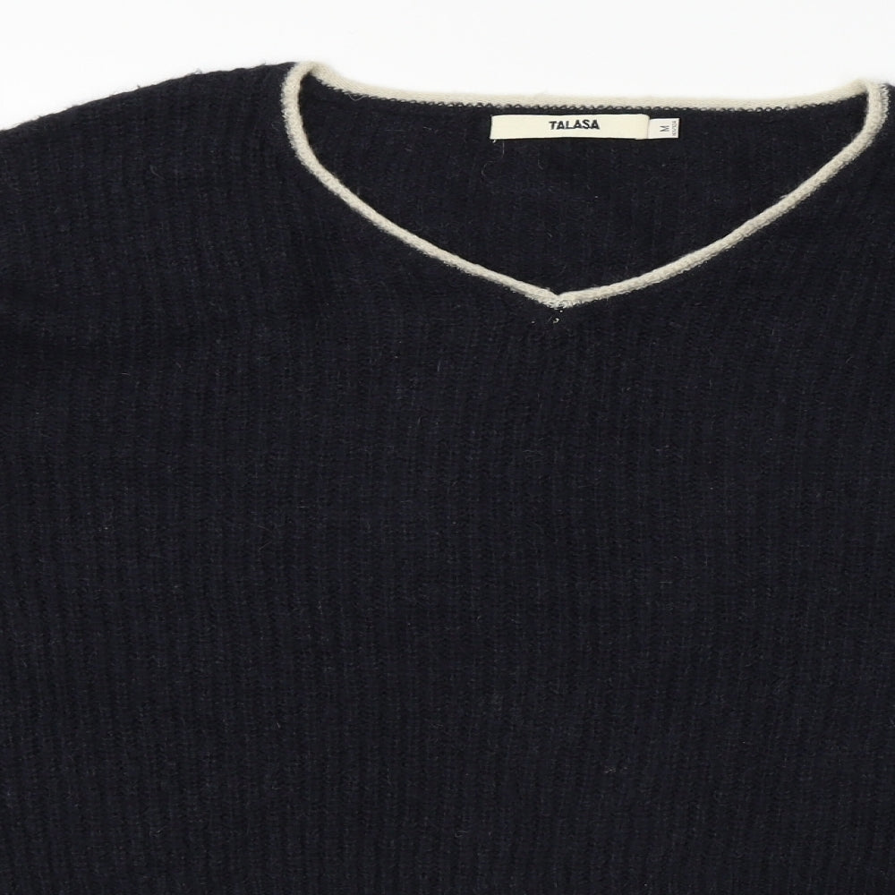 talasa Womens Black   Pullover Jumper Size M