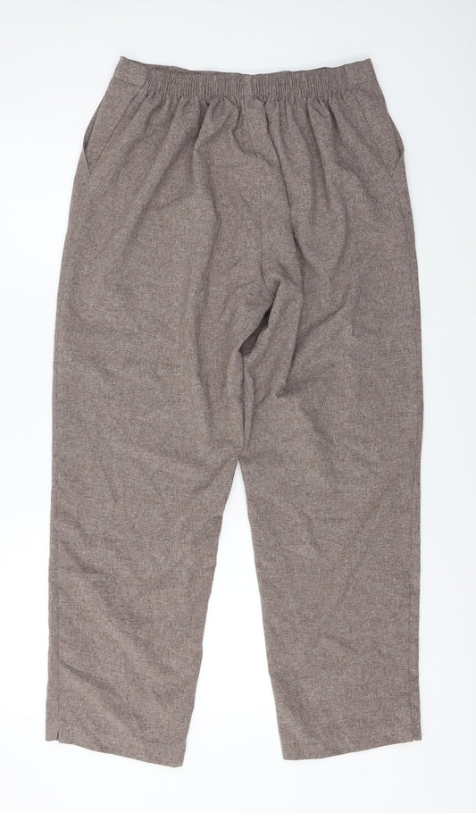 emma Womens Brown   Trousers  Size 18 L23 in