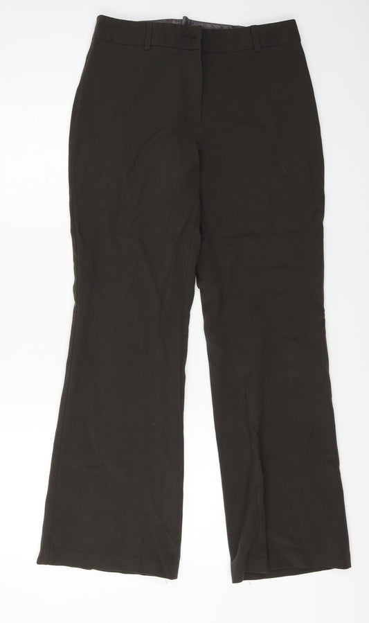 Marks and Spencer  Womens Brown   Trousers  Size 12 L24 in