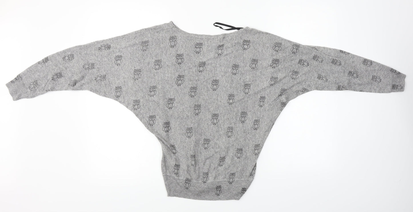 New Look  Womens Grey   Pullover Jumper Size 8