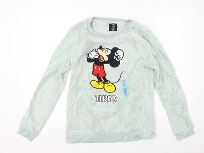 Preloved Disney  Womens Green   Pullover Jumper Size 10 - Front