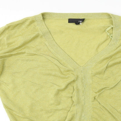Next  Womens Yellow   Pullover Jumper Size 12