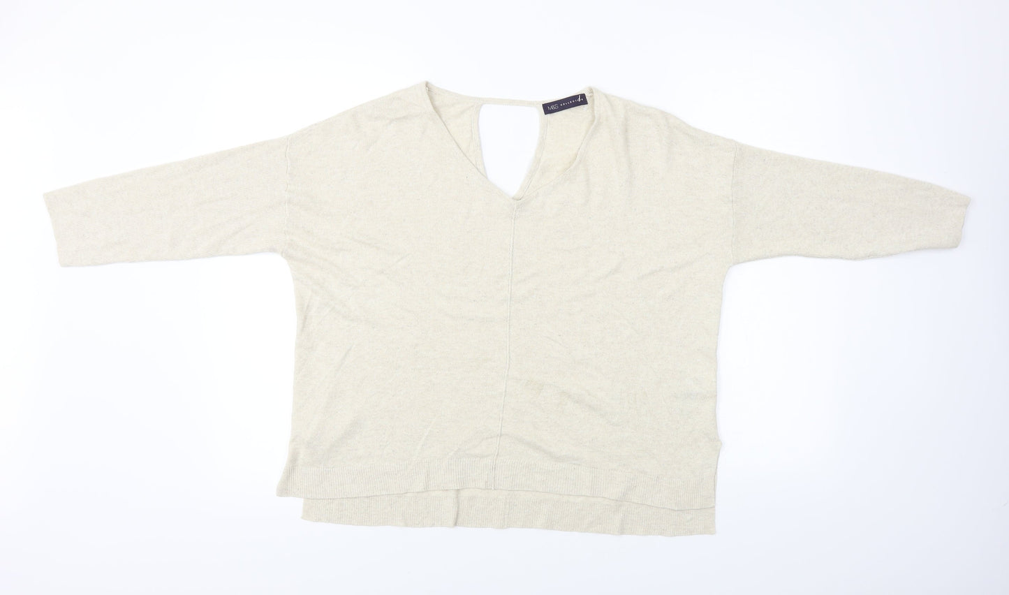 Marks and Spencer  Womens Beige   Pullover Jumper Size 18