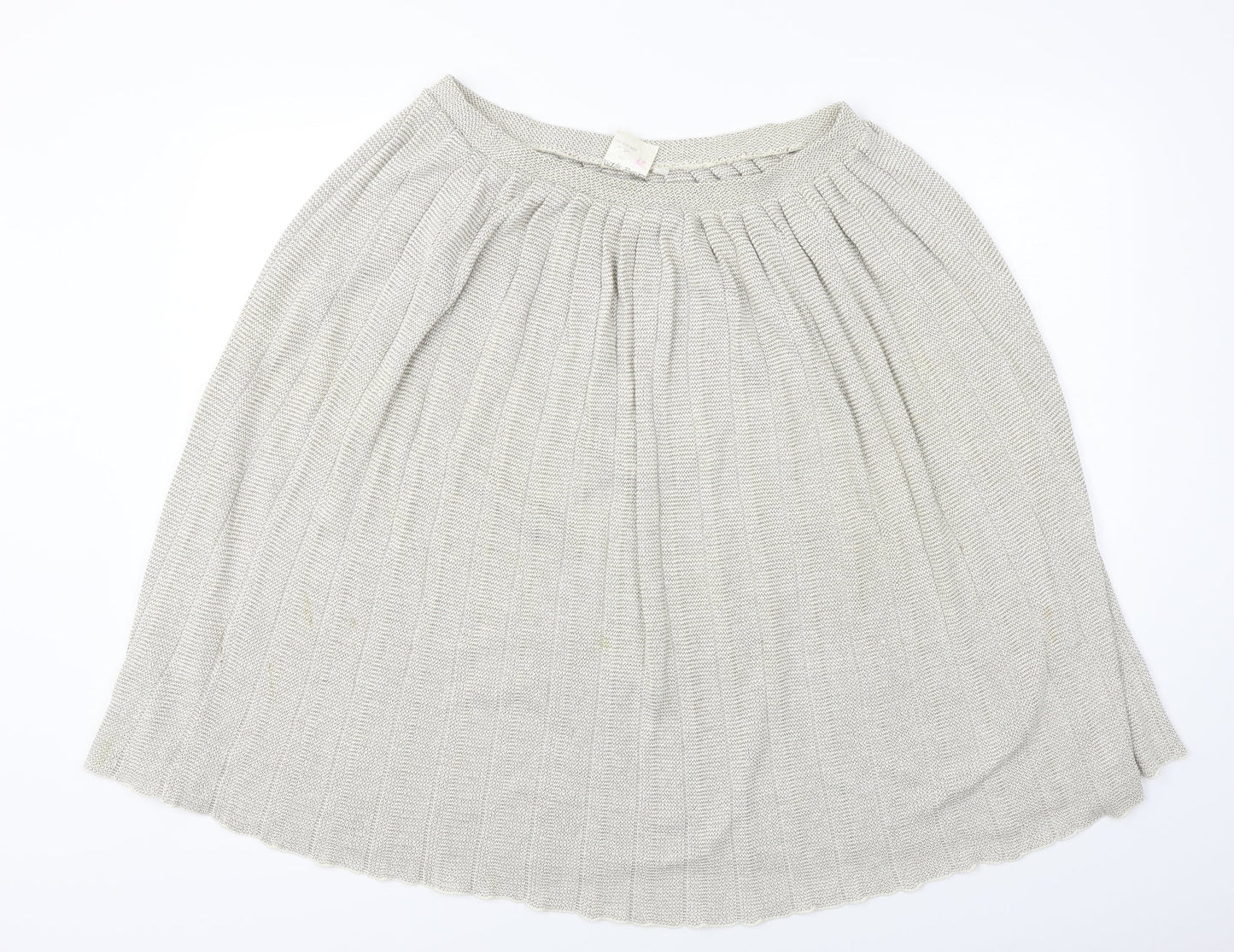 Preworn  Womens Beige   A-Line Skirt Size 12