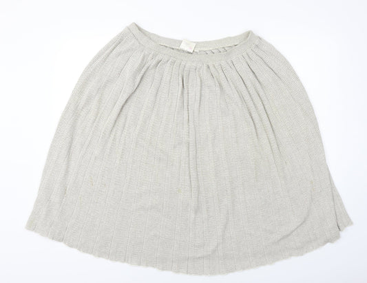 Preworn  Womens Beige   A-Line Skirt Size 12
