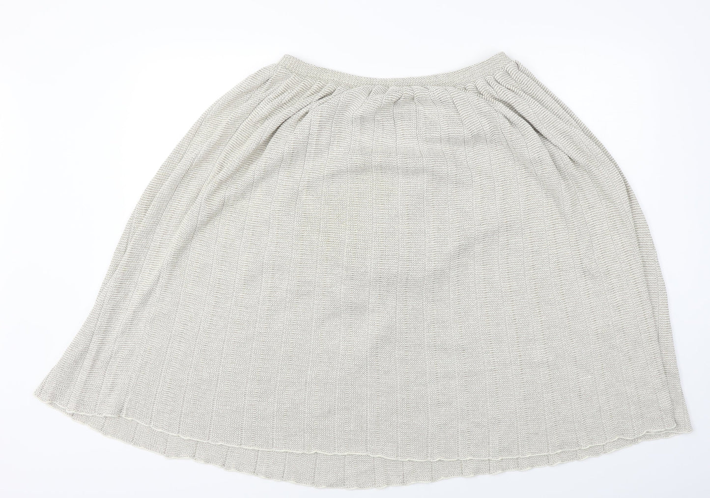 Preworn  Womens Beige   A-Line Skirt Size 12