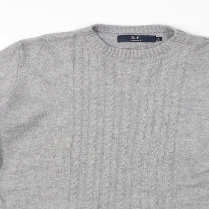 ISLE  Womens Grey   Pullover Jumper Size S