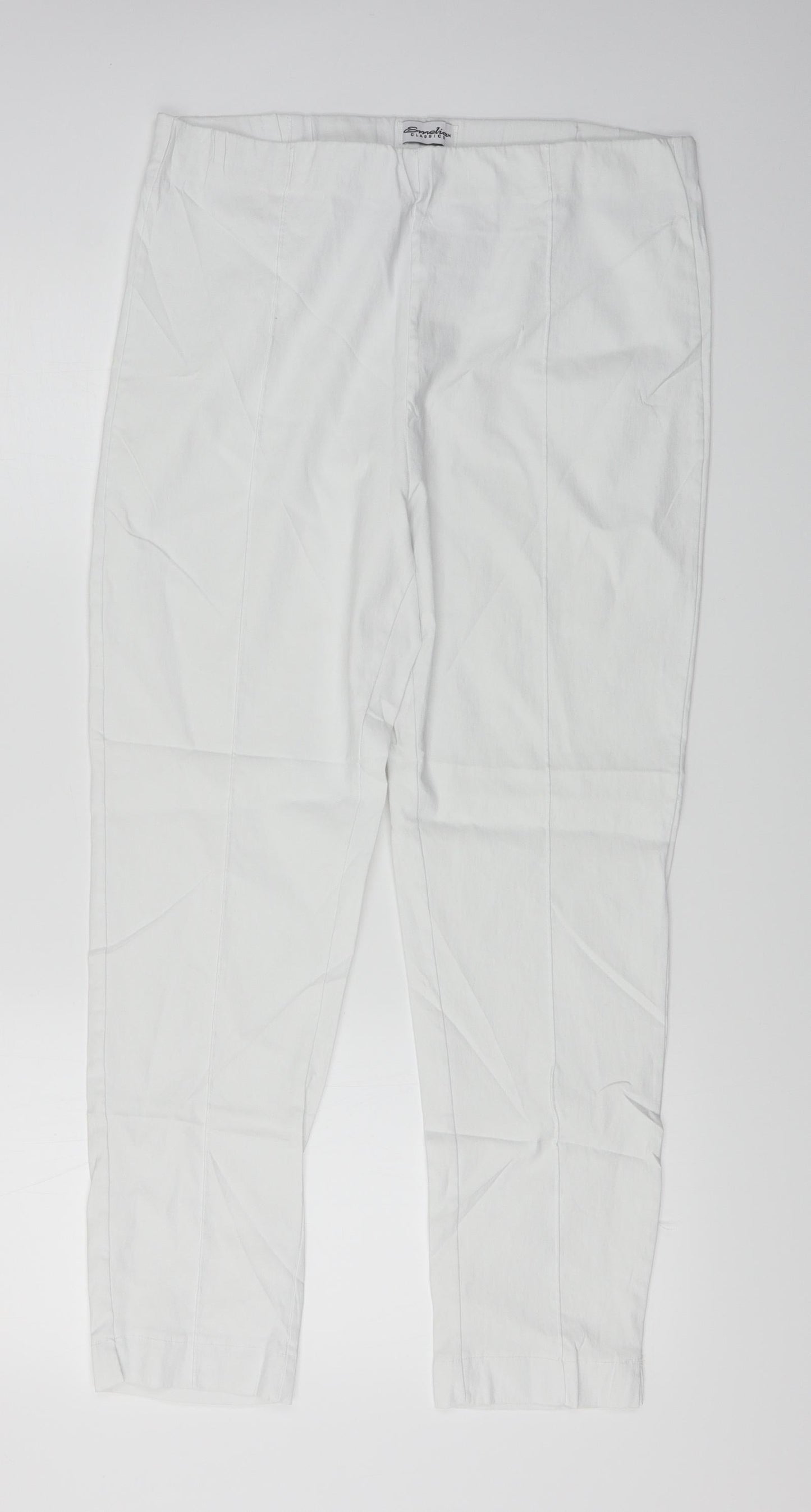 Preworn  Womens White   Trousers  Size 32 in L24 in