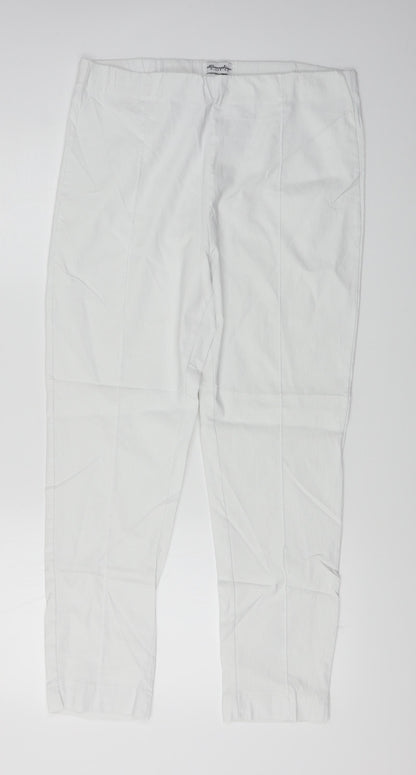 Preworn  Womens White   Trousers  Size 32 in L24 in