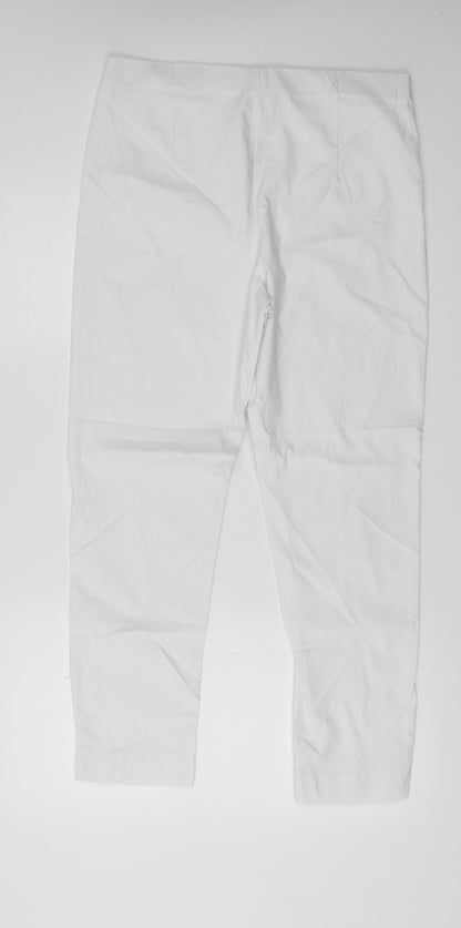 Preworn  Womens White   Trousers  Size 32 in L24 in