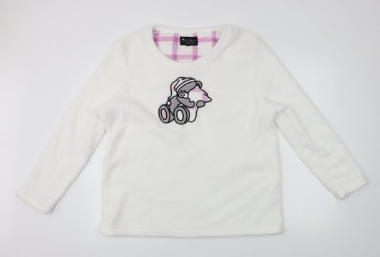 autum faith Womens White   Pullover Jumper Size XL