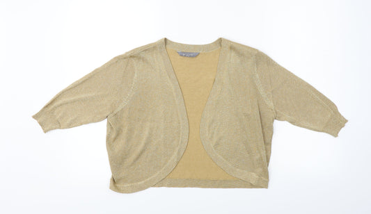 Principles Womens Brown   Cardigan Jumper Size 16
