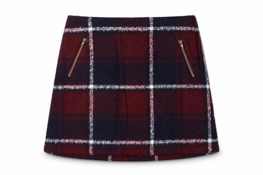 George  Womens Red Check  A-Line Skirt Size 30 in