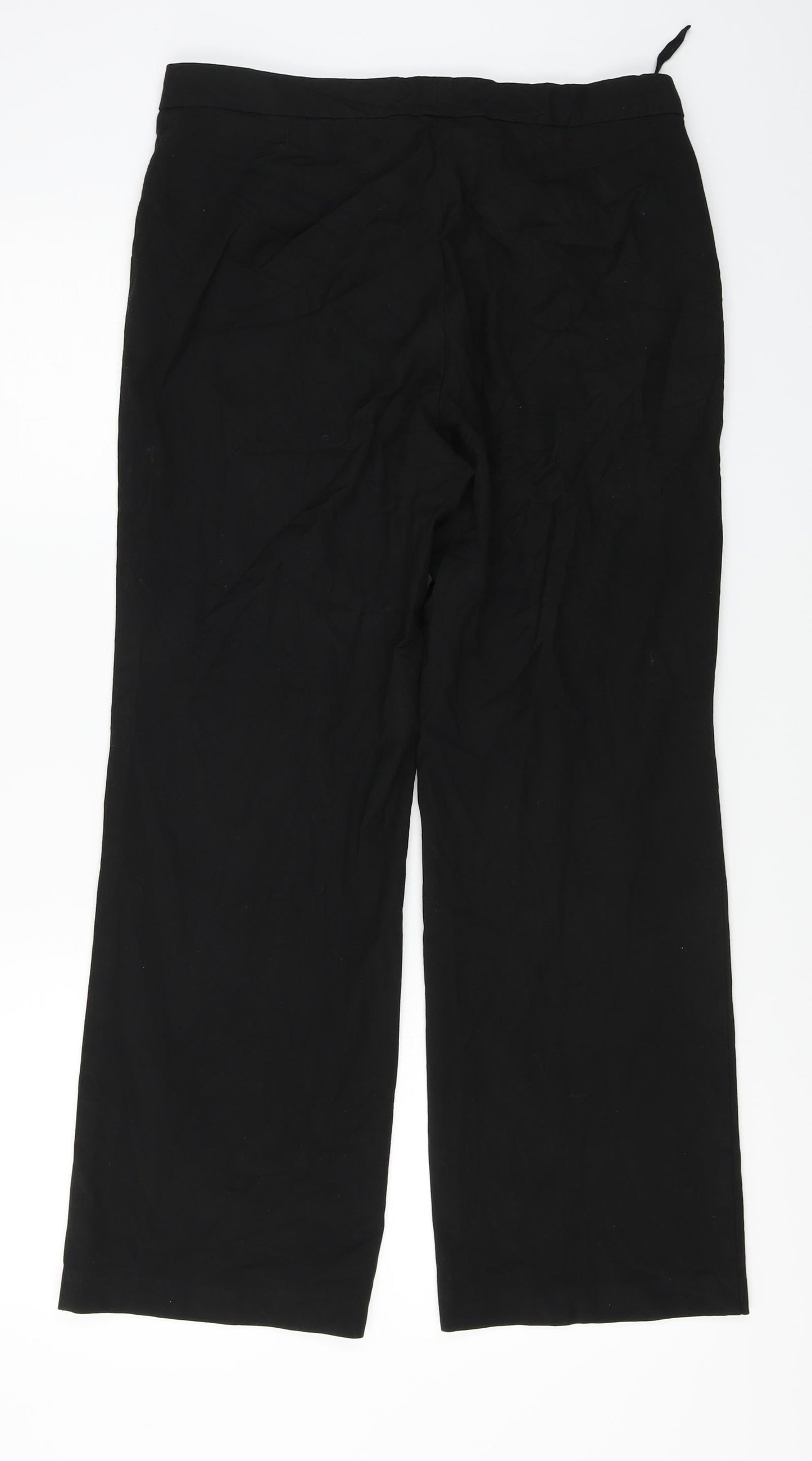 Marks and Spencer  Womens Black   Trousers  Size 12 L25 in