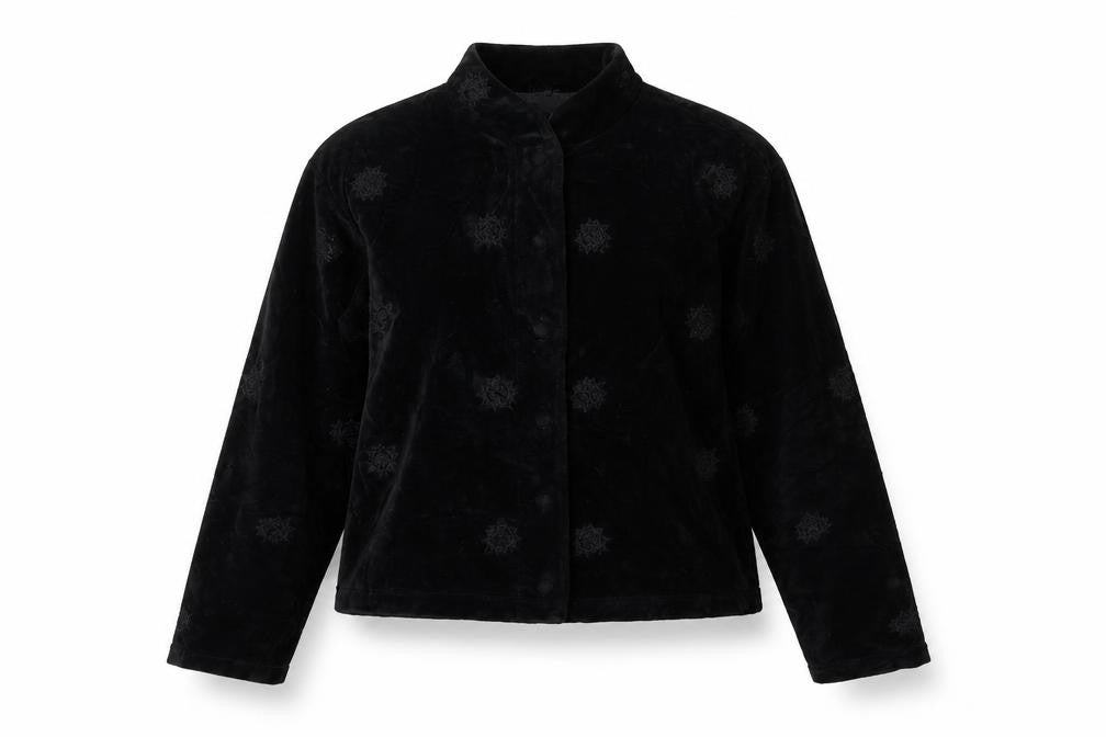 SOHO Womens Black   Basic Button-Up Size S