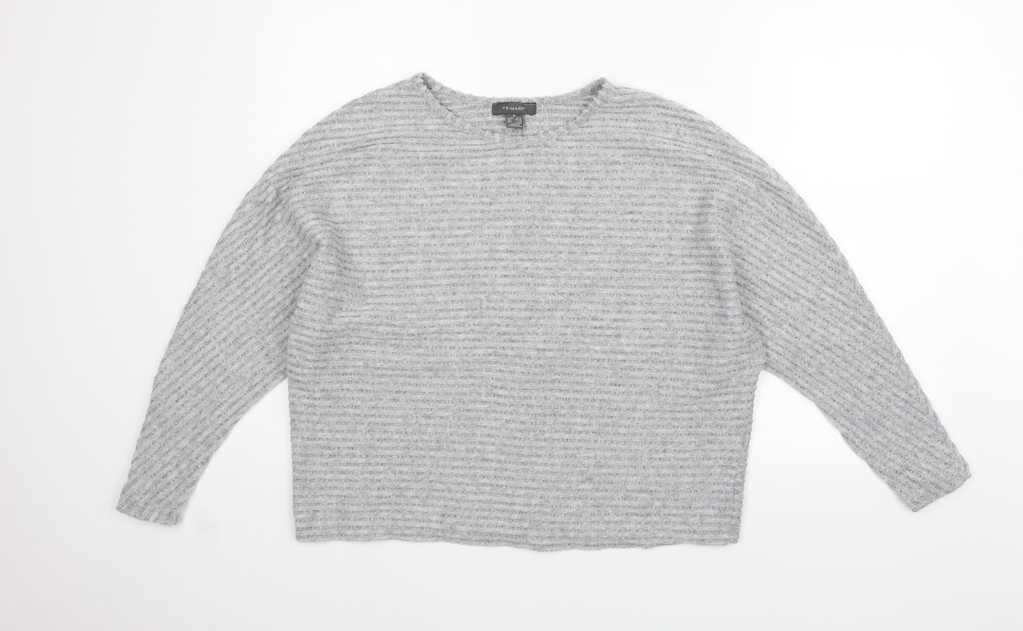 Primark Womens Grey   Pullover Jumper Size S