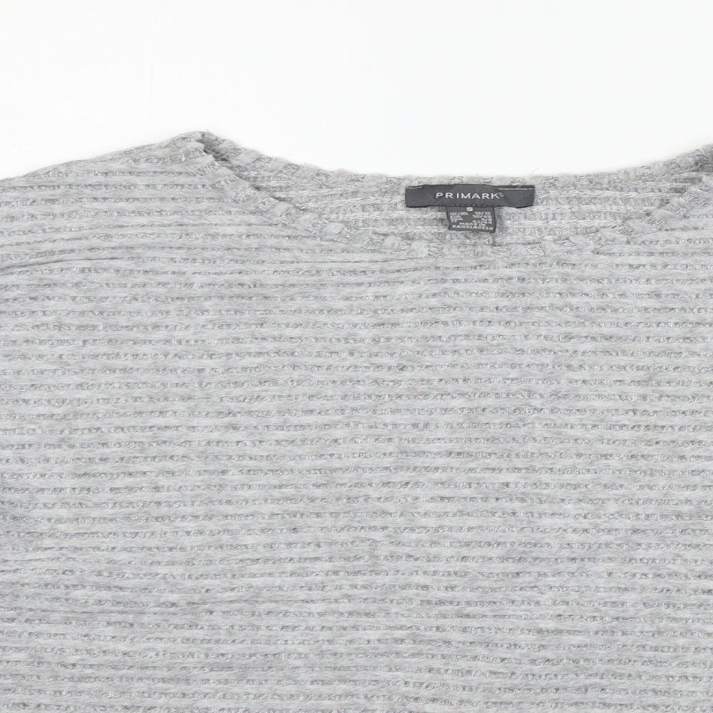 Primark Womens Grey   Pullover Jumper Size S