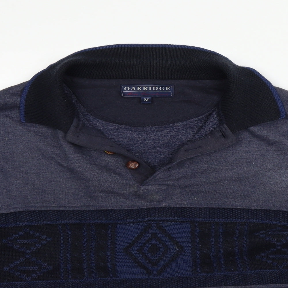 Oakridge Mens Blue   Pullover Jumper Size M