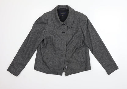 Paul Costelloe Womens Grey   Jacket Blazer Size 8