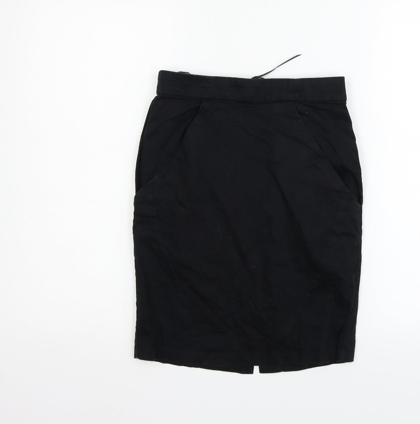 Topshop Womens Black   Flare Skirt Size 6