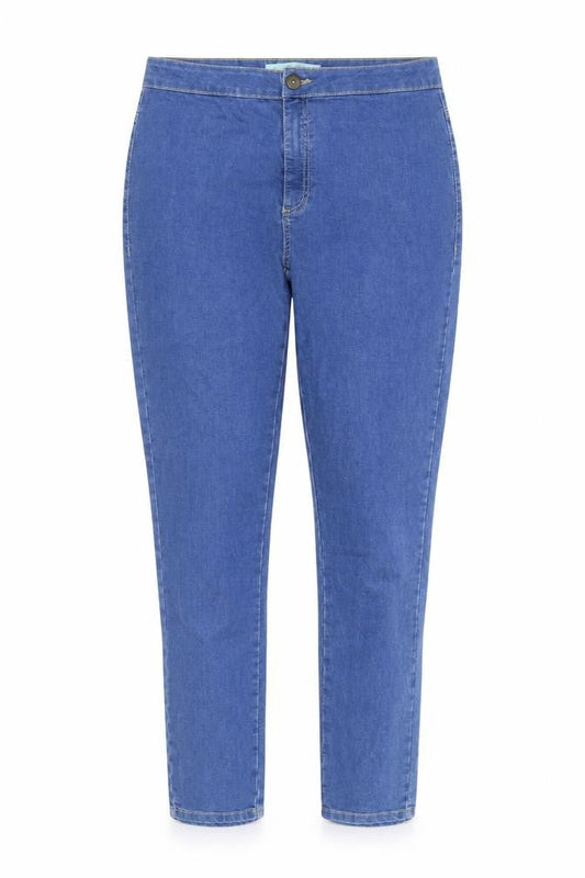deniem & co Womens Blue   Straight Jeans Size 16 L27 in