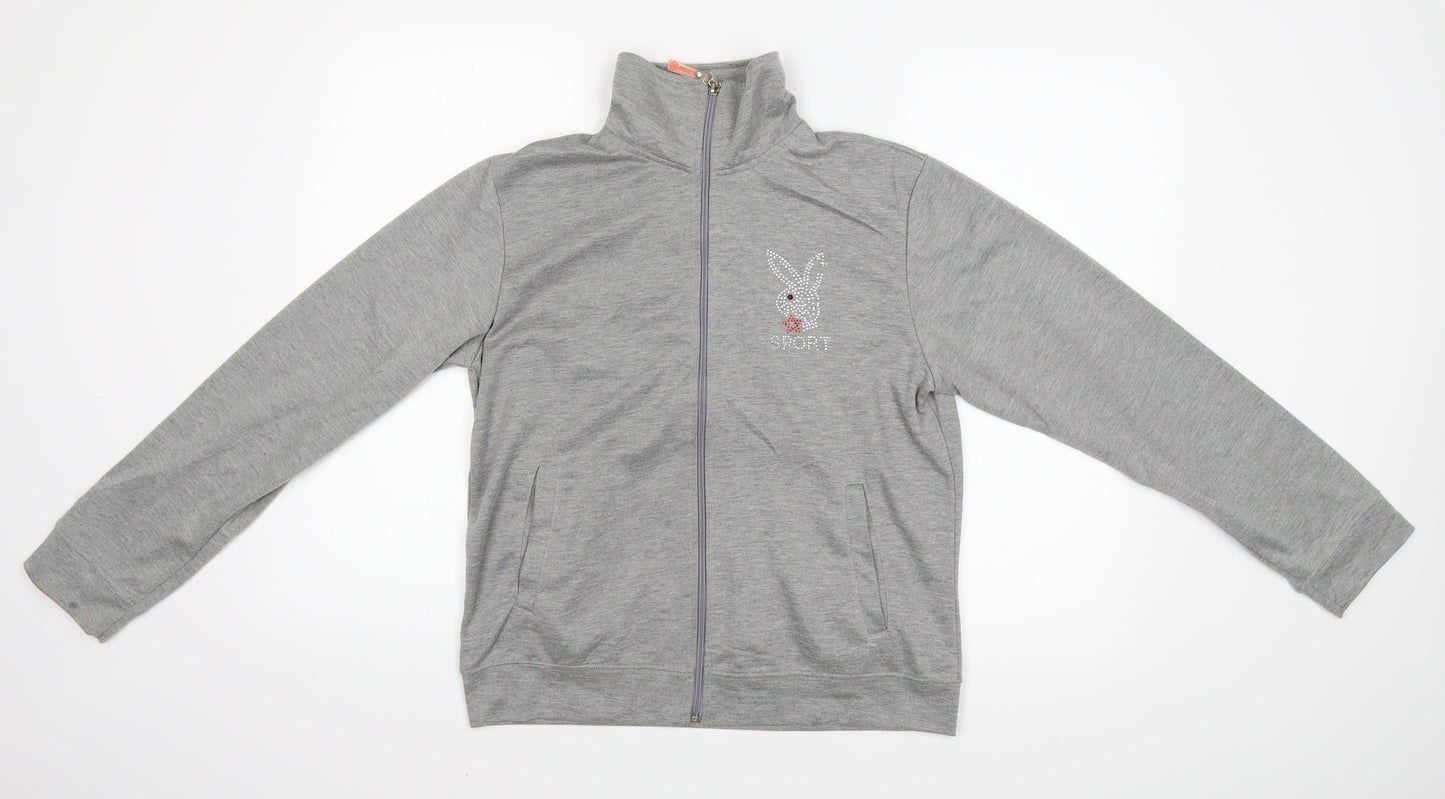 EECKEY Wear Womens Grey   Full Zip Jumper Size M