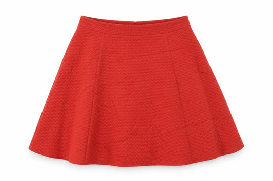 George Womens Brown Geometric  Skater Skirt Size 30 in