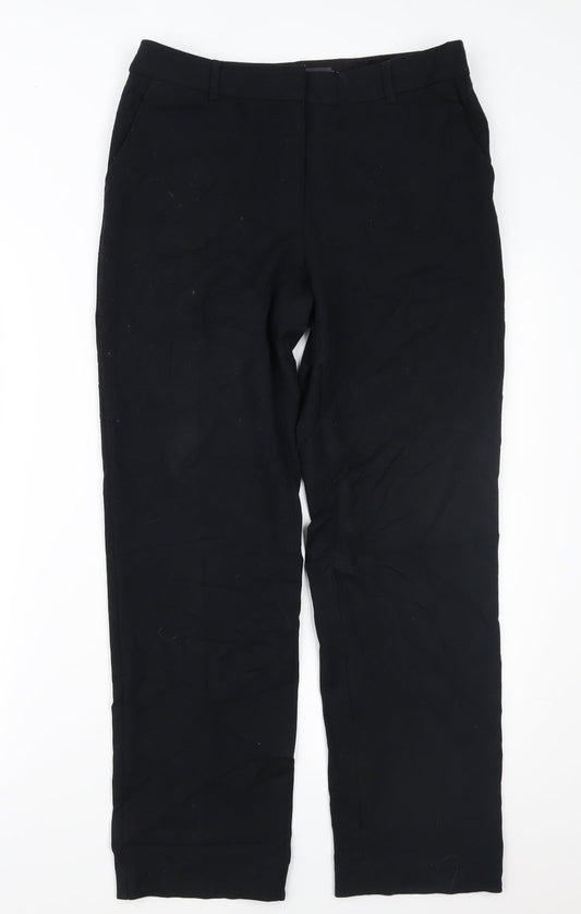 Marks and Spencer Womens Black   Trousers  Size 10 L28 in