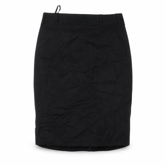 NEXT Womens Black Herringbone  Straight & Pencil Skirt Size 10