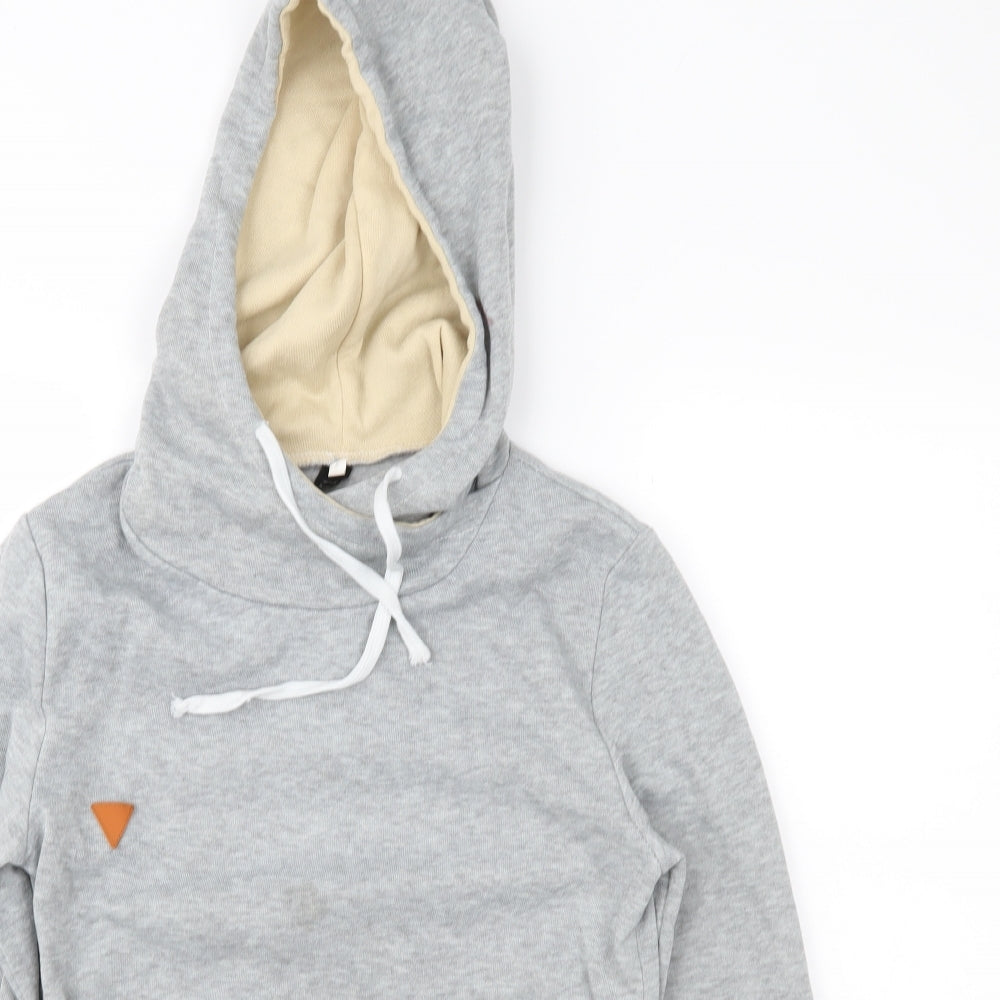 Kivenst Womens Grey   Pullover Hoodie Size S