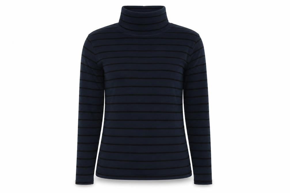 Gap Womens Blue Striped Jersey Pullover Jumper Size M