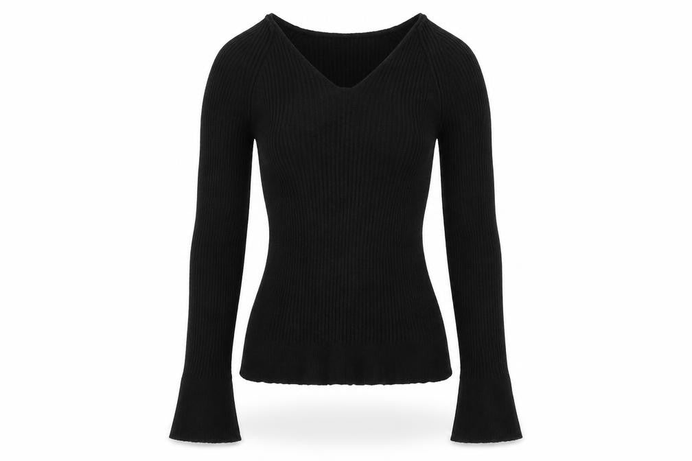 Preworn Womens Black   Pullover Jumper Size S