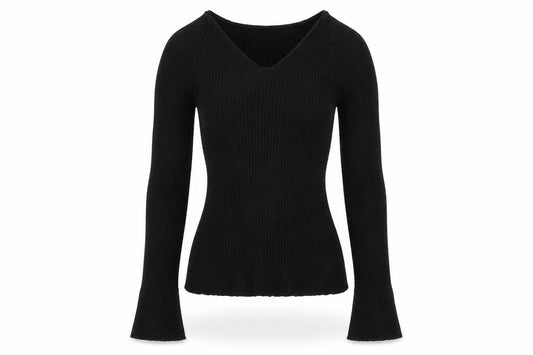 Preworn Womens Black   Pullover Jumper Size S