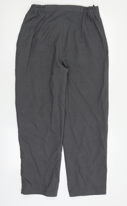 Bonmarché Womens Grey Trousers Size 14 L27 in