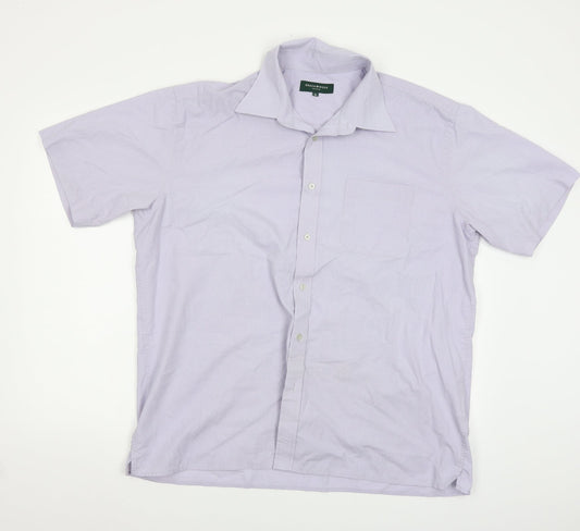Greenwods Mens Blue    Button-Up Size XL