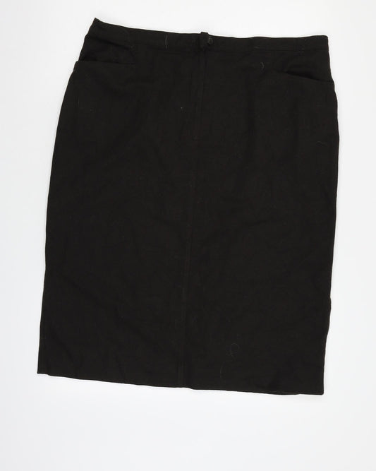 Miro Sport Womens Brown   Straight & Pencil Skirt Size L