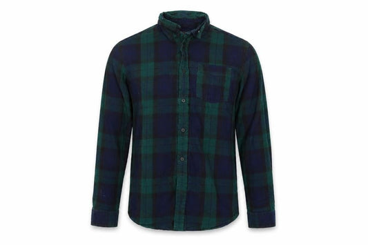 Peacocks Mens Multicoloured Check   Button-Up Size M