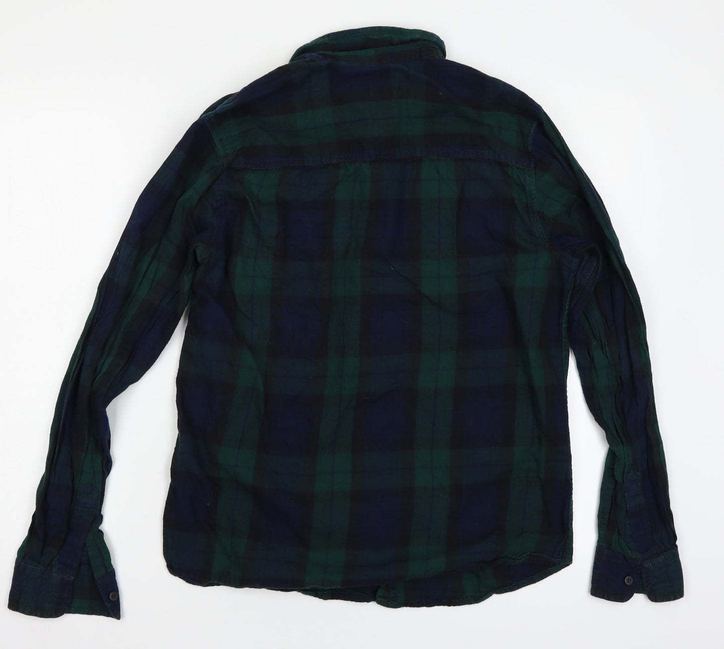 Peacocs Mens Multicoloured Check   Button-Up Size M