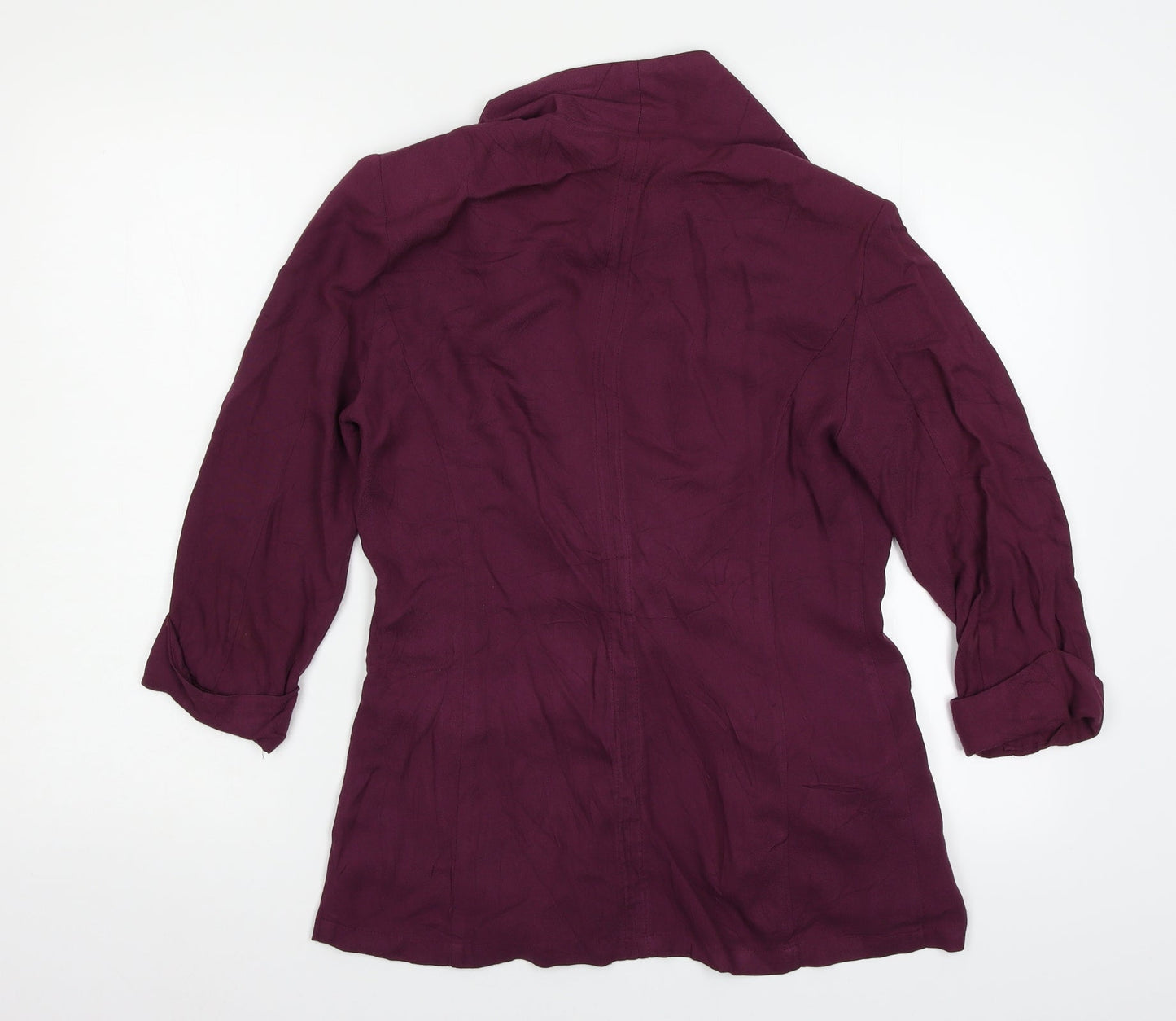 Internacionale Womens Purple   Jacket Blazer Size 12