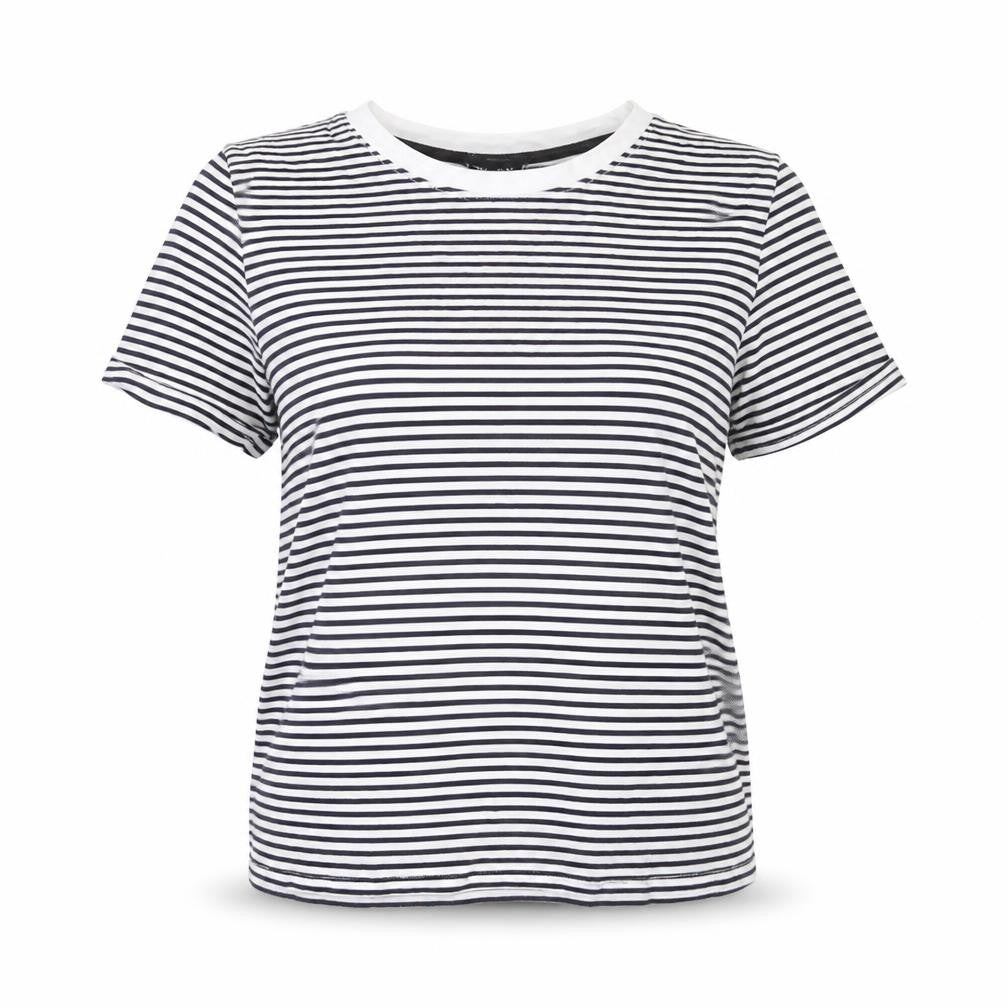New Look Womens Multicoloured Striped  Basic Blouse Size 10