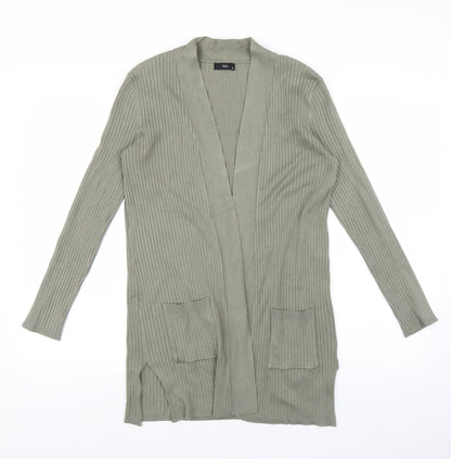 Preloved M&Co Womens Green   Cardigan Jumper Size 12 - Front