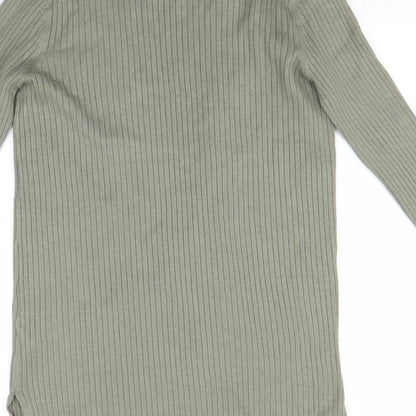 Preloved M&Co Womens Green   Cardigan Jumper Size 12 - Label