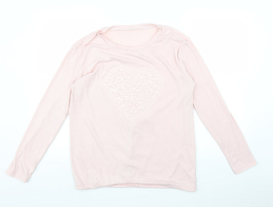 Preworn Womens Pink   Basic T-Shirt Size XL
