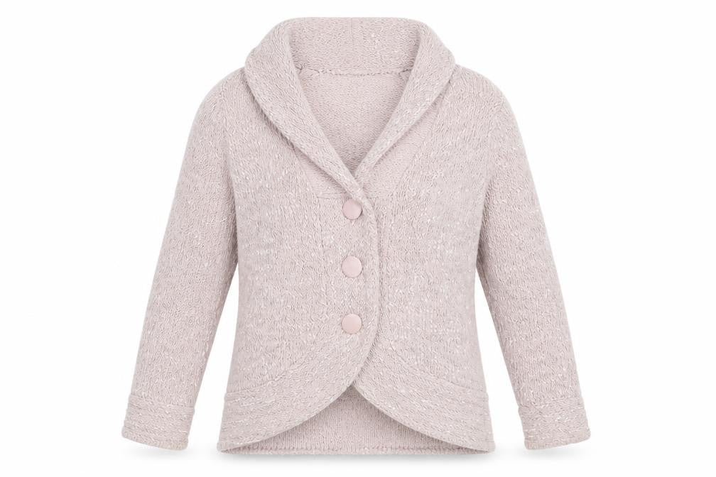 Classics Womens Pink  Knit Jacket  Size 12