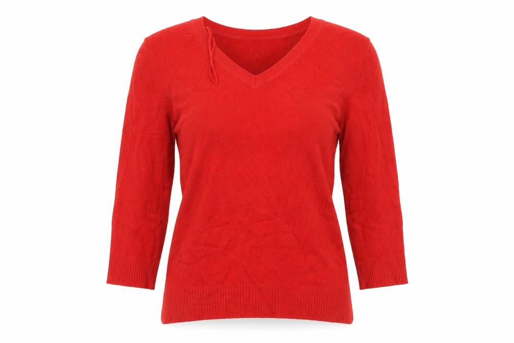H&M Womens Red   Pullover Jumper Size M