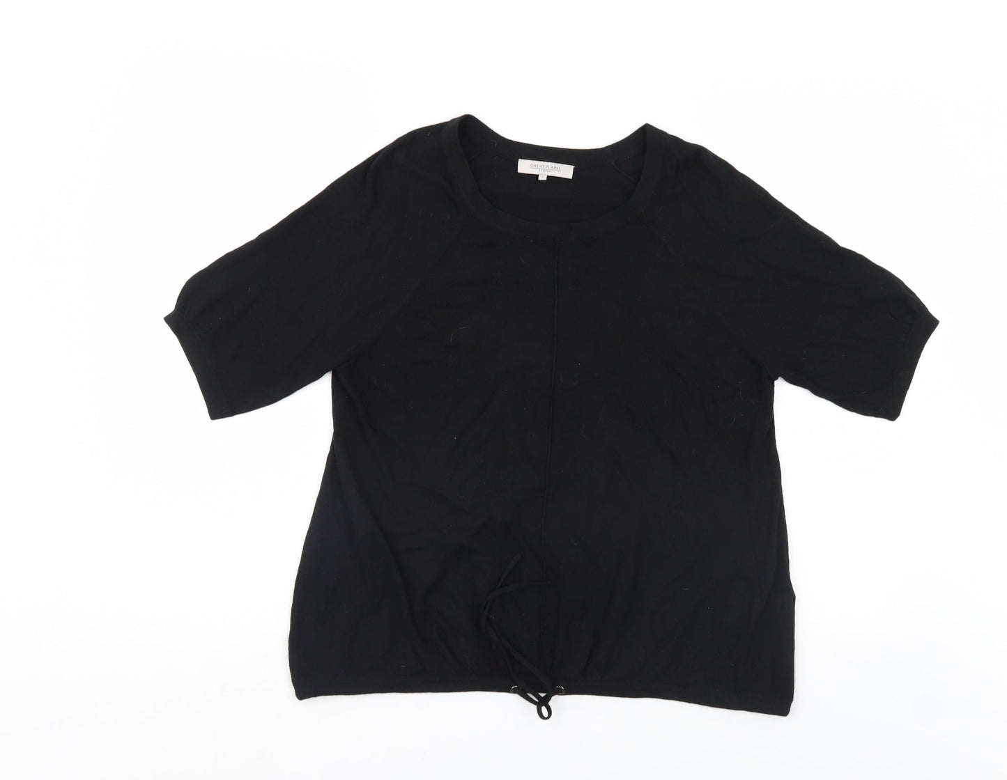 Great plains Womens Black   Basic Blouse Size S