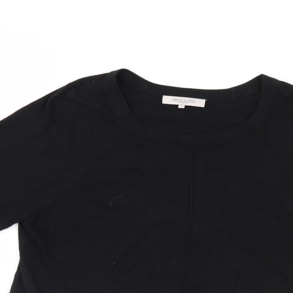 Great plains Womens Black   Basic Blouse Size S
