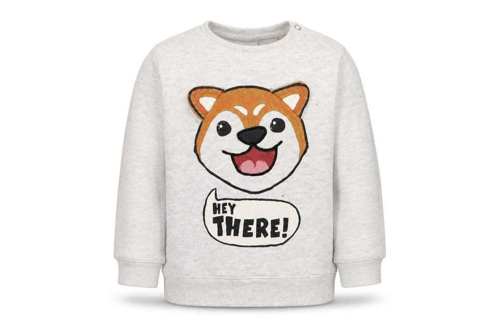 Zara Girls Grey   Henley Sweatshirt Size 3-4 Years