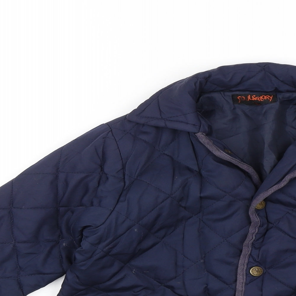 Souls Glory Boys Blue   Puffer Jacket Jacket Size 7-8 Years