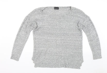 Laura Scott Womens Grey   Pullover Jumper Size 14
